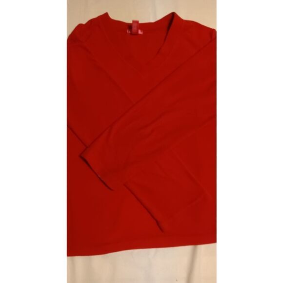 Mix & Co. V-neck Velour Sweat Size: Large (0304) - Picture 1 of 7